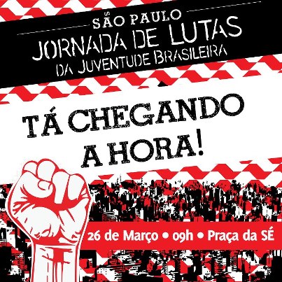 Jornada de Lutas da Juventude ocupa as ruas do Brasil