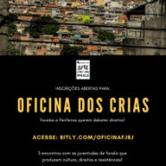 “Oficina dos Crias” está com inscrições abertas