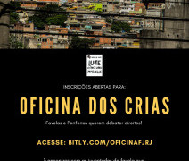 “Oficina dos Crias” está com inscrições abertas