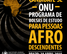 Programa de bolsas de estudo da ONU para afrodescendentes recebe inscrições