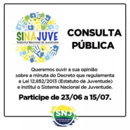 Governo realiza consulta sobre o Sistema Nacional de Juventude